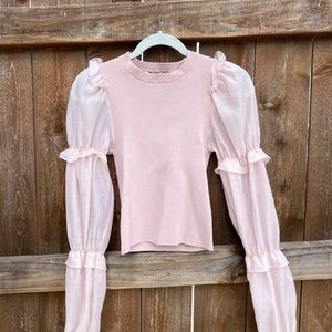 Zara puff sleeve sweater ✨HOST PICK✨